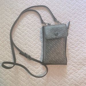 BNWOT - Beautiful Cole Haan Grey/Black/White Patterned Cell Phone/Wallet Purse